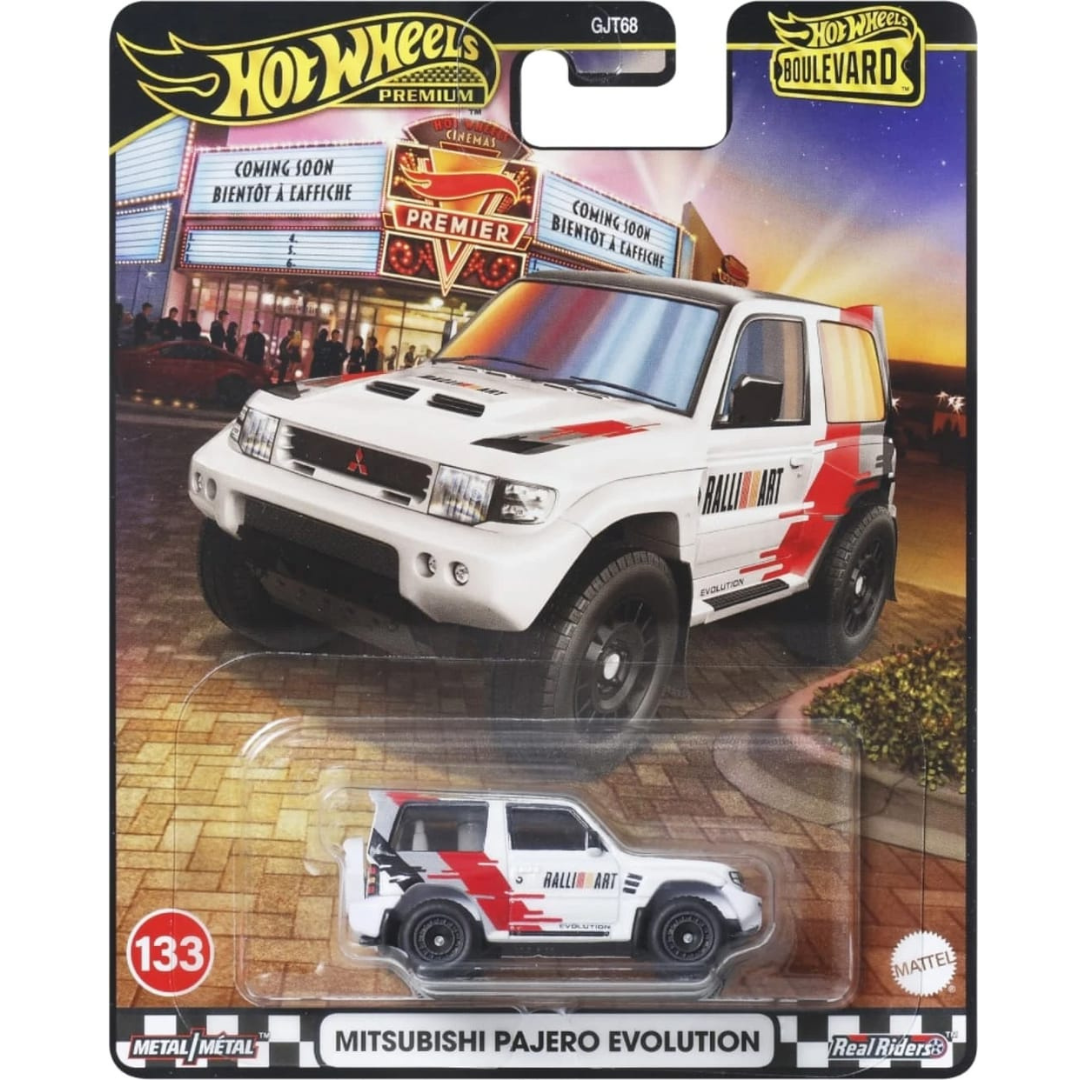 Hot Wheels Premium Boulevard Mitsubishi Pajero Evolution Firebird TA # 133