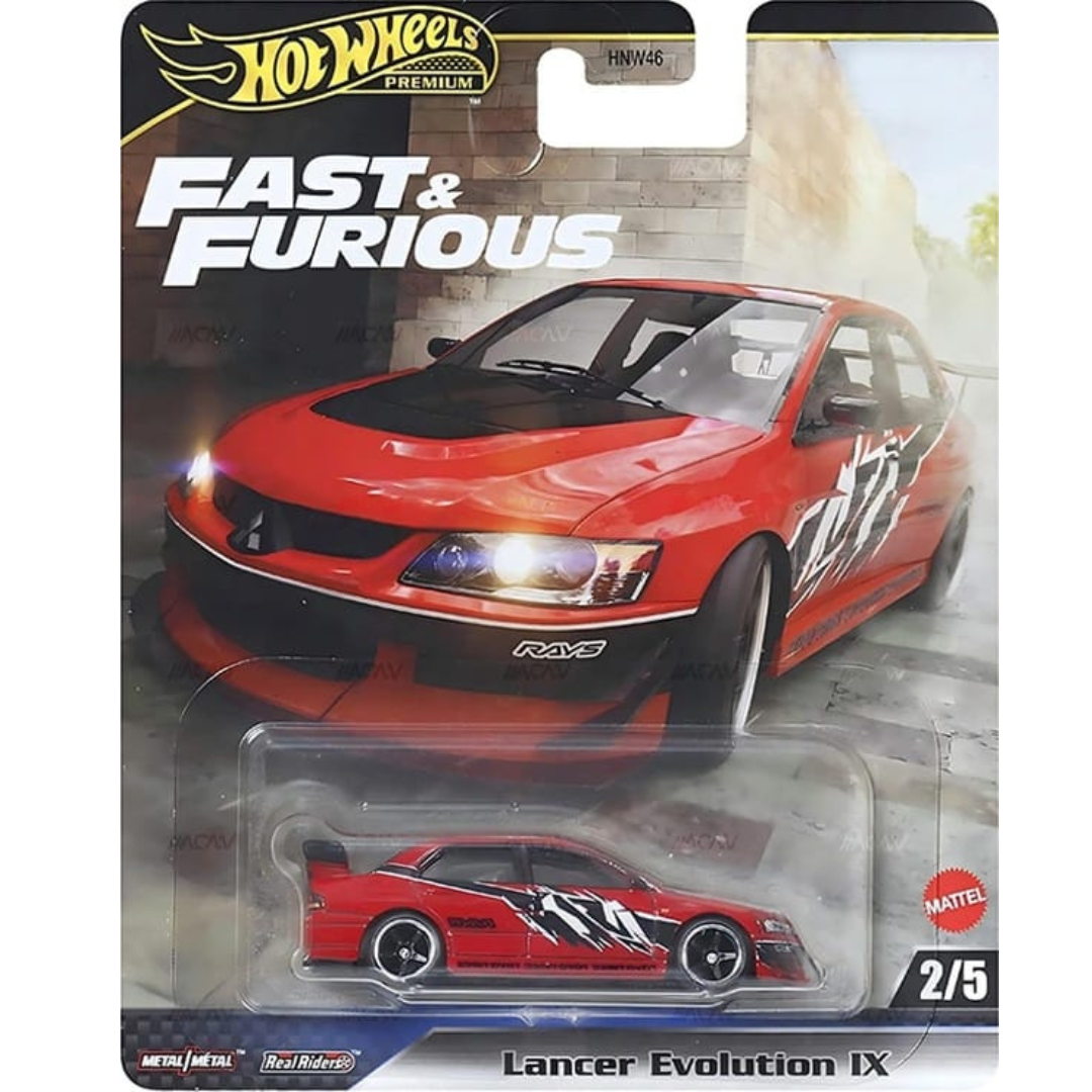 Hot Wheels Premium Fast and Furious 2003 Mitsubishi Lancer Evolution IX HNW46M
