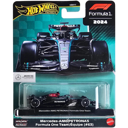 Hot Wheels Premium F1 Formula 1 Mercedes Benz #63 George Russell High