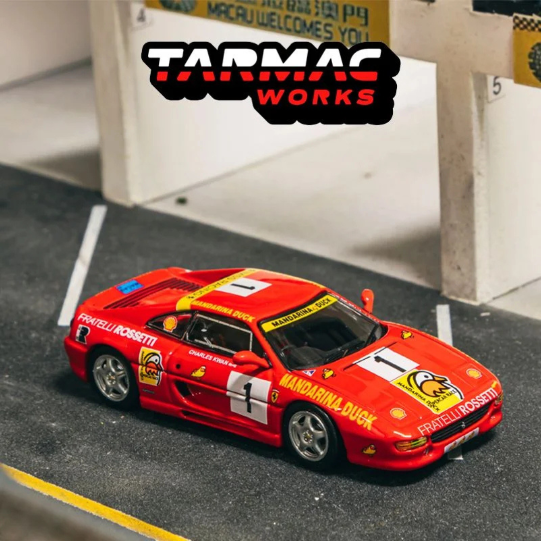 EDICION ESPECIAL Tarmac Ferrari F355 Challenge #1 Charles Kwan, ganador de la Macau Super Car Race 1994