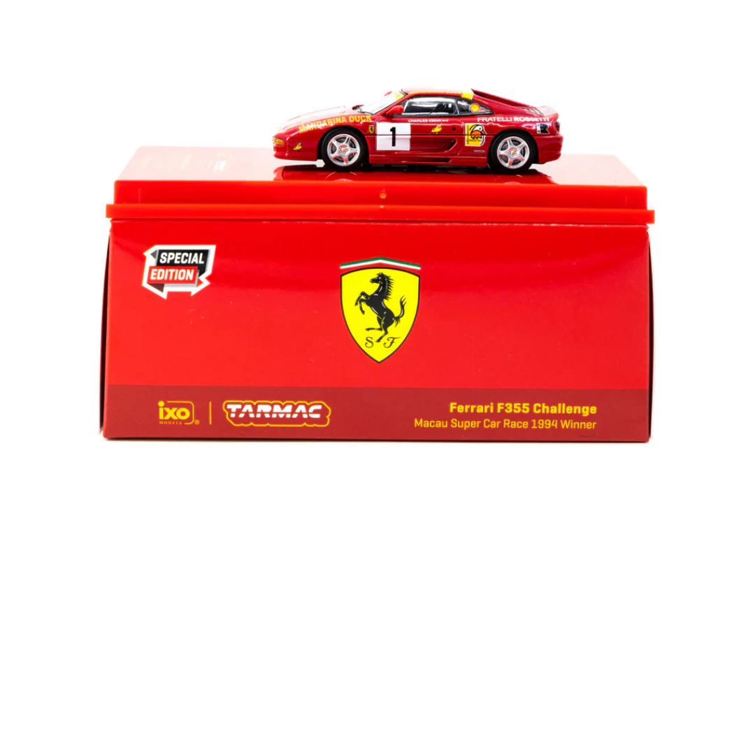 EDICION ESPECIAL Tarmac Ferrari F355 Challenge #1 Charles Kwan, ganador de la Macau Super Car Race 1994