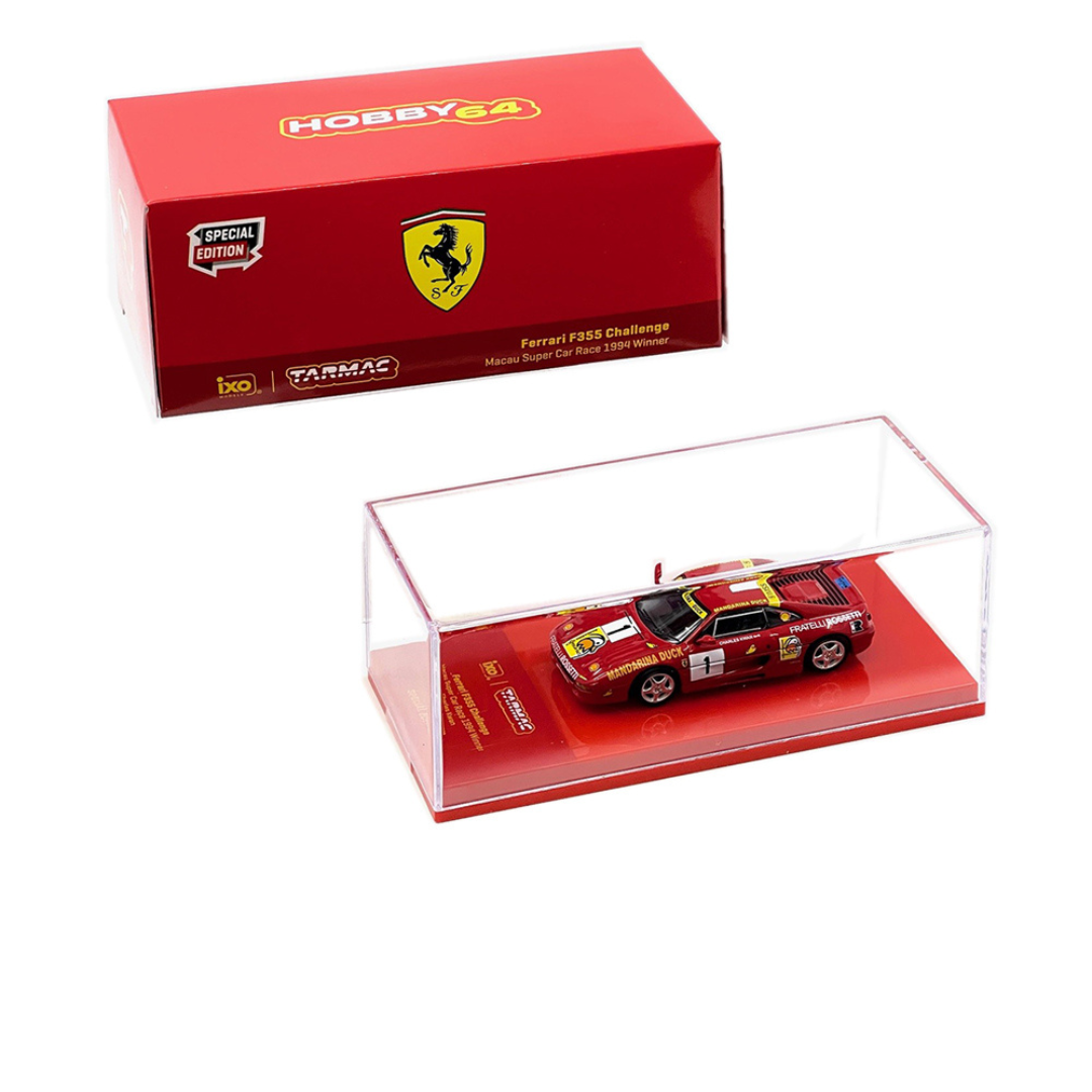 EDICION ESPECIAL Tarmac Ferrari F355 Challenge #1 Charles Kwan, ganador de la Macau Super Car Race 1994