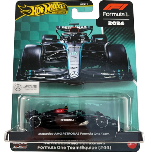 Hot Wheels Premium F1 Formula 1 Mercedes Benz Petronas #44 Lewis Hamilton