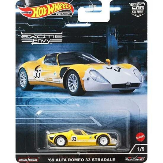 Hotwheels premium Car culture Alfa romeo stradale Exotic Envy