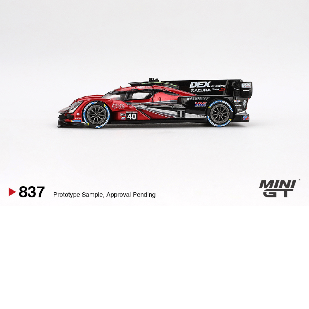 MINI GT ACURA ARX 06 GPT #40 WAYNE TAYLOR RACING SEBRING 12HRS WINNER 2024 #837
