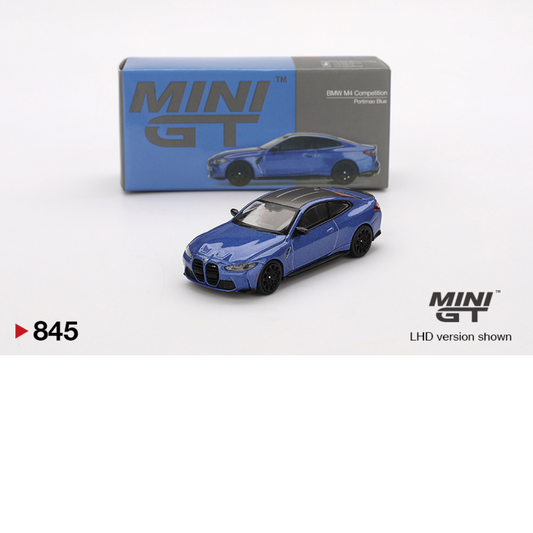 MINI GT BMW M4 (G82) COMPETITION PORTIMAO BLUE 2024 # 845