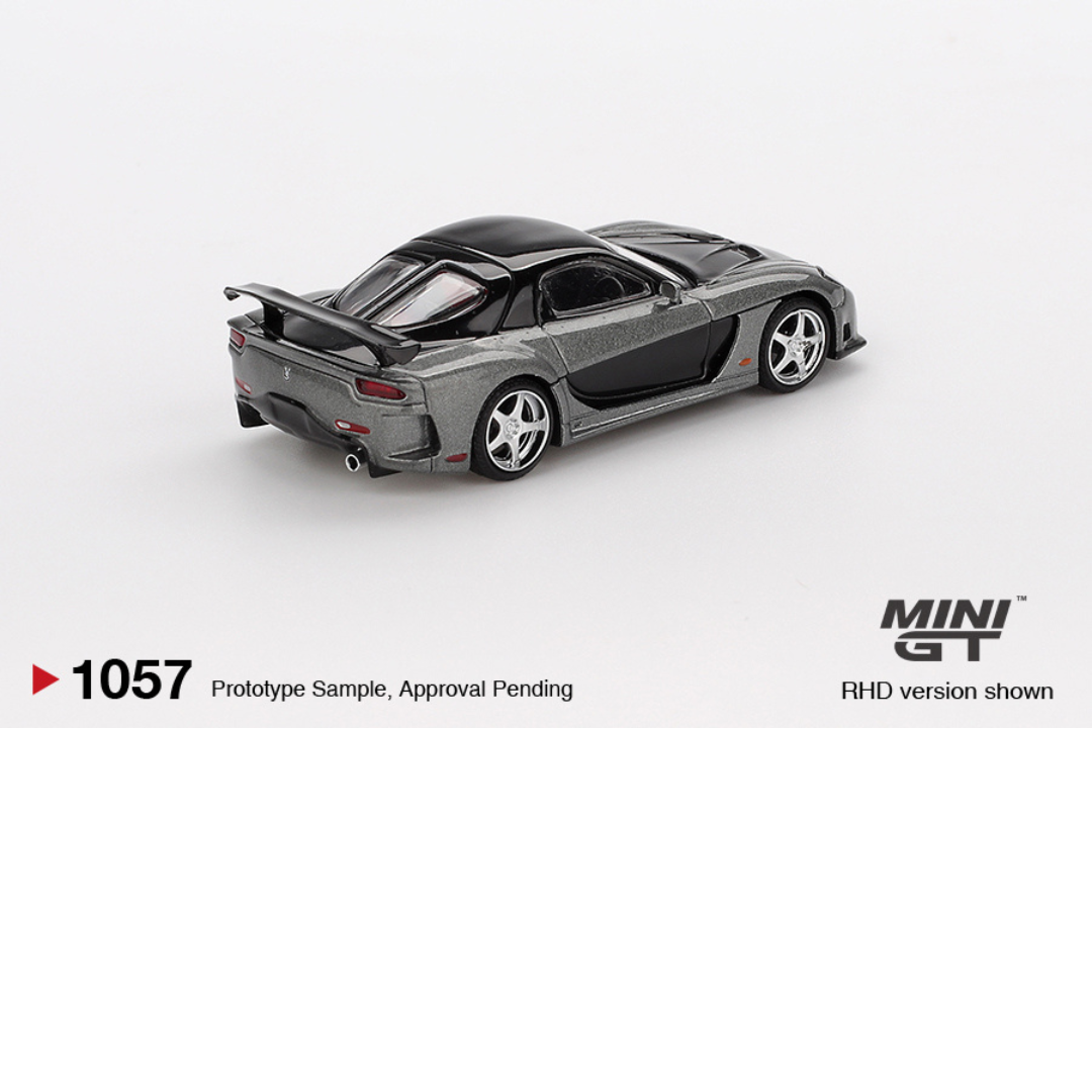 MINI GT MAZDA RX7 FD3S VEILSIDE FORTUNE GREY 2011 # 1057