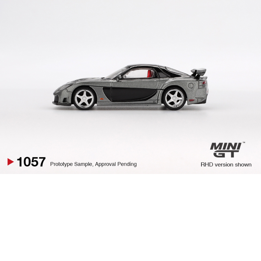 MINI GT MAZDA RX7 FD3S VEILSIDE FORTUNE GREY 2011 # 1057