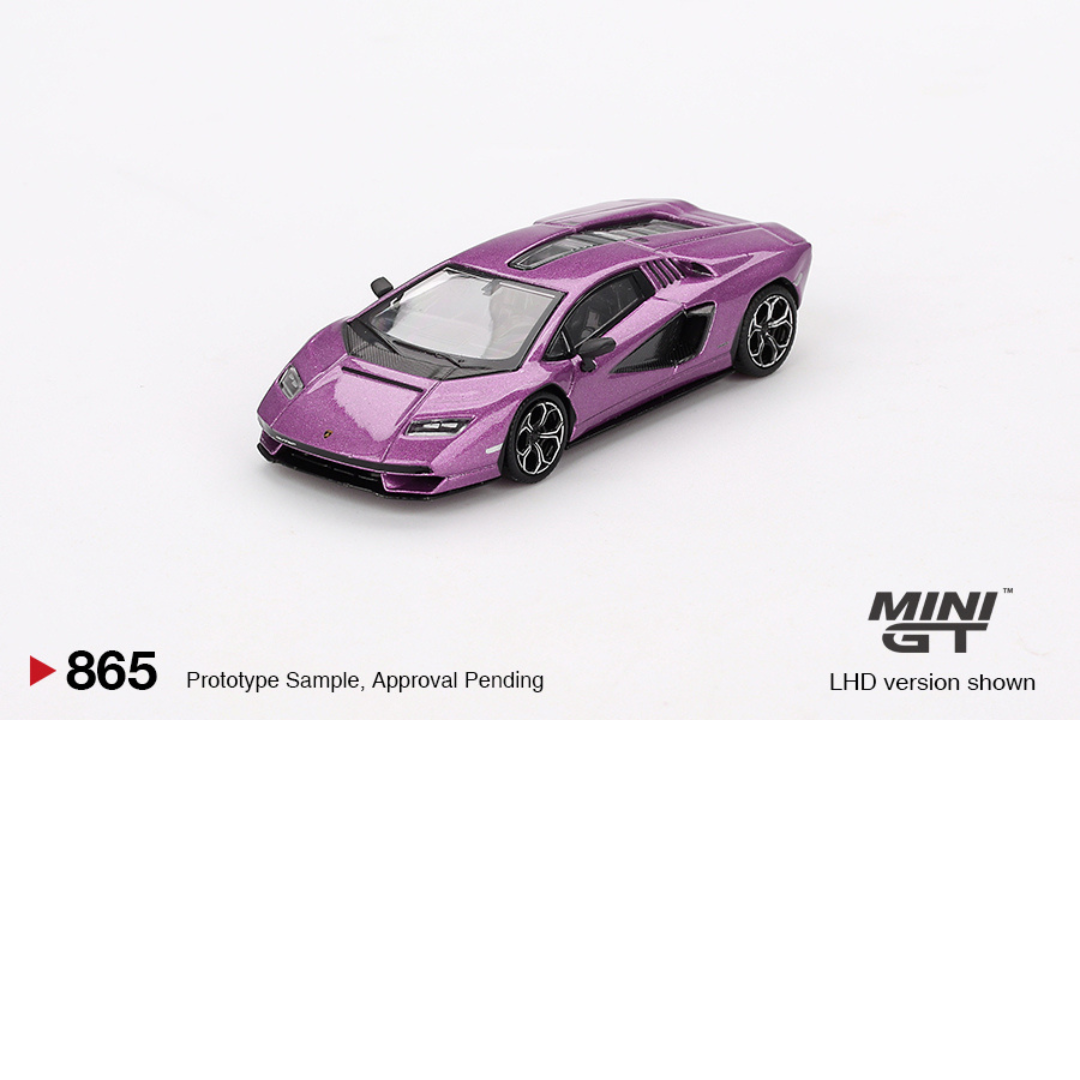 MINI GT 30º ANIVERSARIO LAMBORGHINI COUNTACH LPI 800-4 VIOLA  2023 # 865