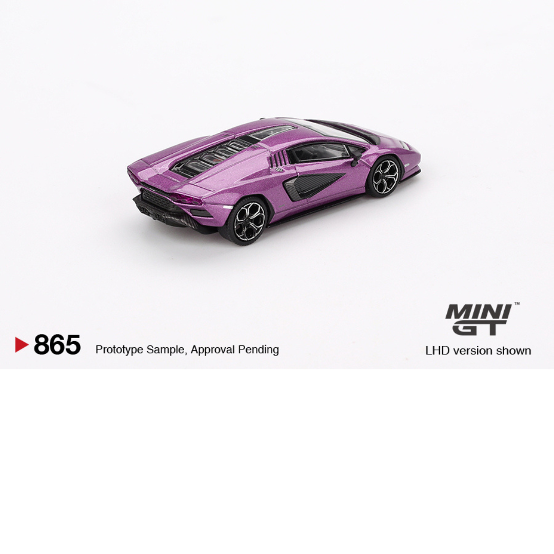 MINI GT 30º ANIVERSARIO LAMBORGHINI COUNTACH LPI 800-4 VIOLA  2023 # 865