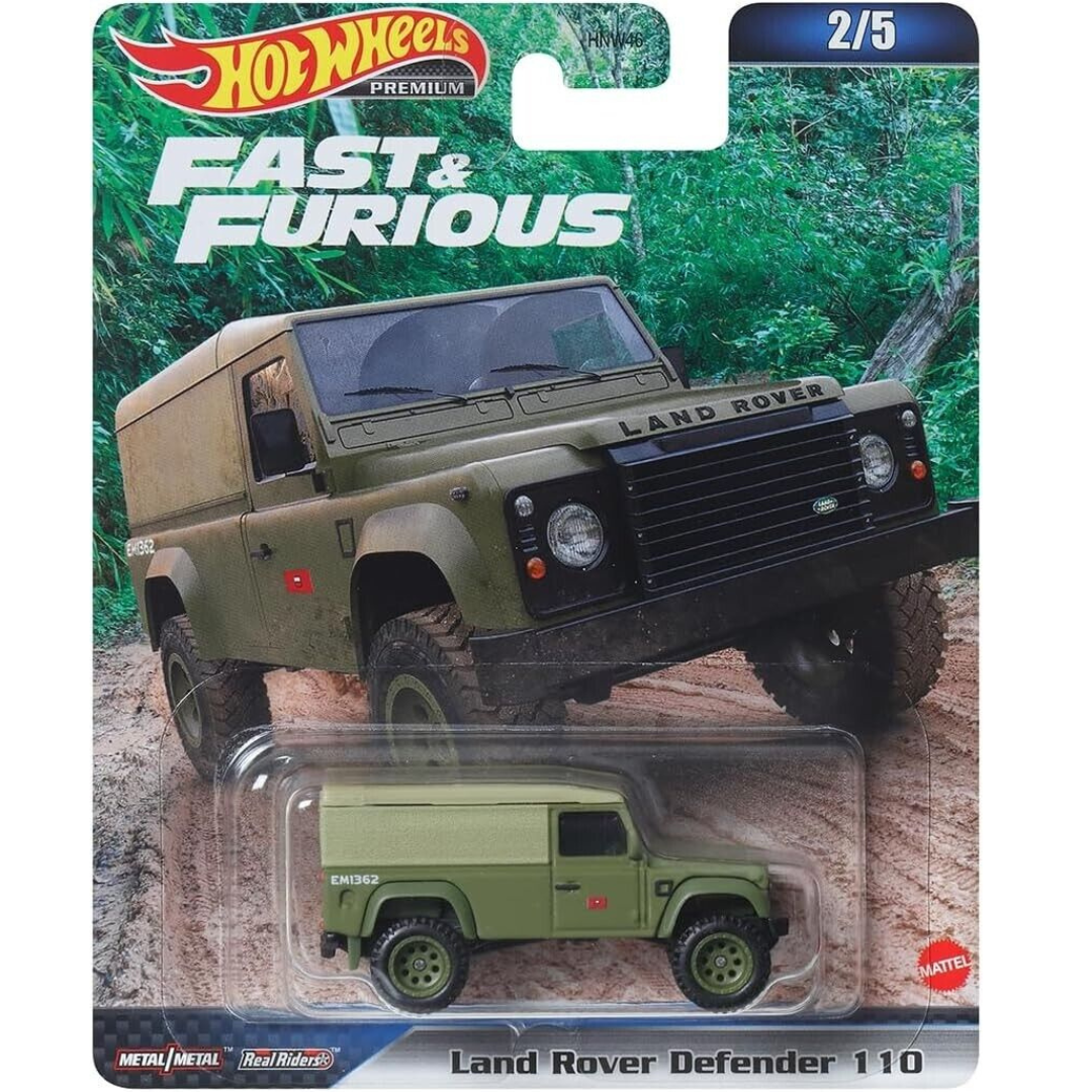 Hot Wheels Premium Land Rover Defender 110 Fast and Furious