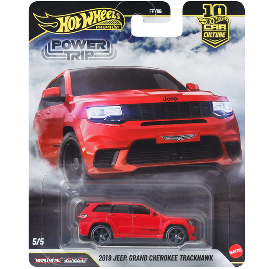 Hot Wheels Premium Power Trip Jeep Grand Cherokee Trackhawk 2019