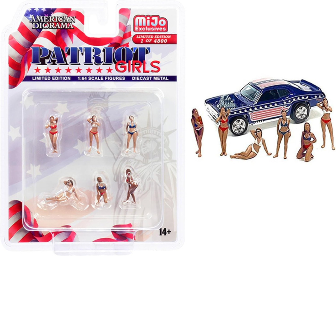 Figuras de Metal Patriot Girls Mijo Set de Figuras