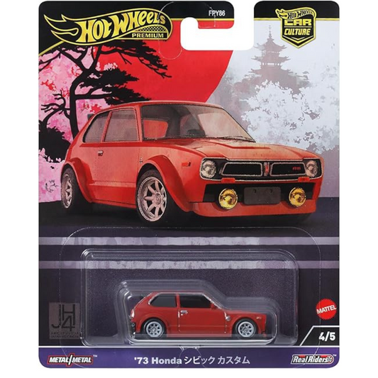 LLEGADA EL 2 OCTUBRE APROX. Hot Wheels Premium Honda Civic '73  Car Culture Japan Historics 4