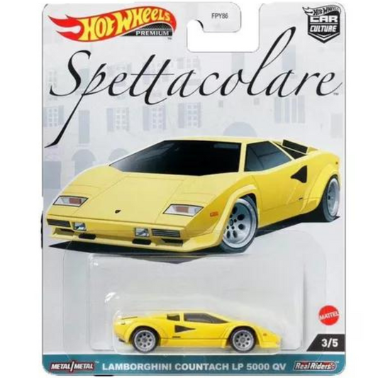 Hot Wheels Premium Spettacolare Lamborghini Countach LP 5000 QV Car Culture