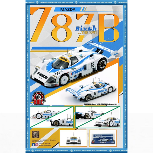 BM Creations 1/64 1991 Mazda 787B #18 24h Le Mans