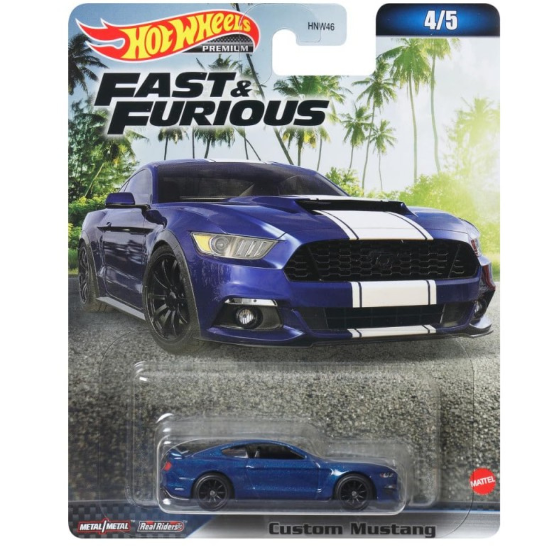 Hot Wheels Premium Custom Mustang Fast and Furious