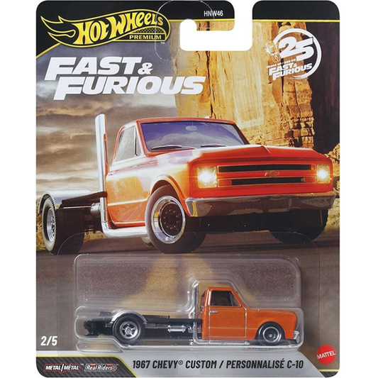 Hot Wheels Premium 1967 Chevrolet C/K (F4) 25º Aniversario Fast And Furious HNW46-P / HNW- 61