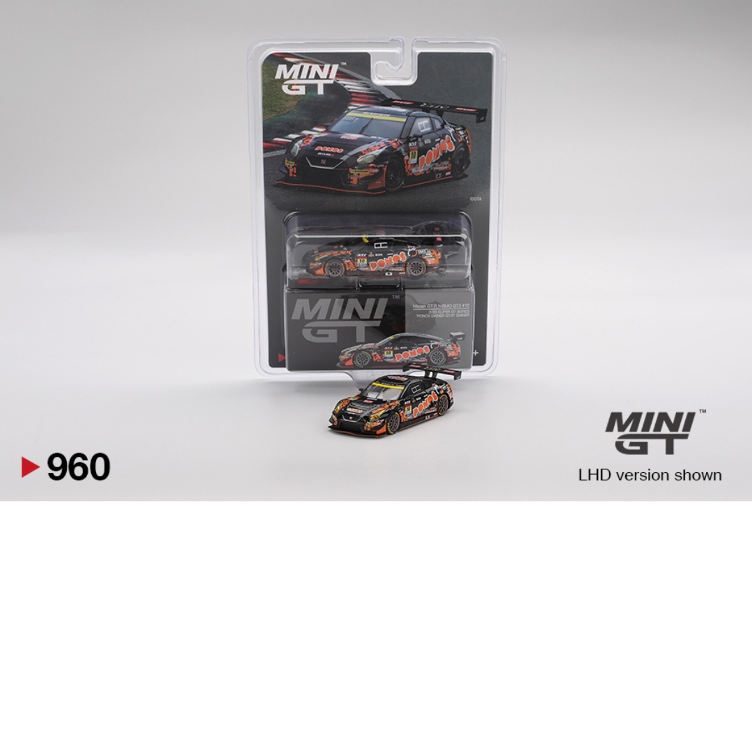 MINI GT SUPER MINI GT NISSAN GTR R35 NISMO GT3 #10 PONOS GAINER GT-R GAINER SUPER GT SERIES 2023 # 860