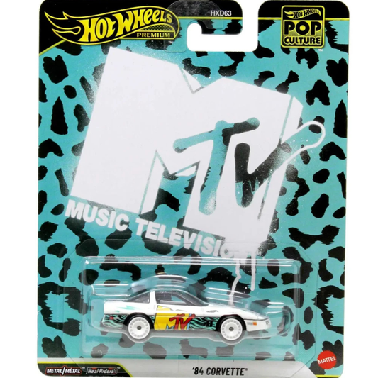 Hot wheels Premium 1984 Corvette MTV Entertainment REF HXD63-979P