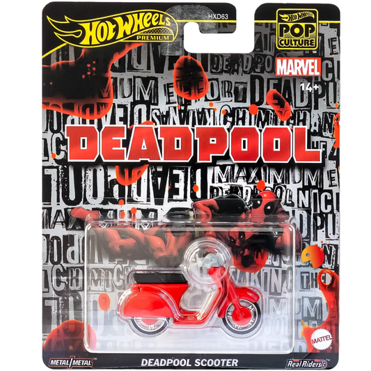 Hot Wheels Premium Deadpool Scooter – Marvel Pop culture