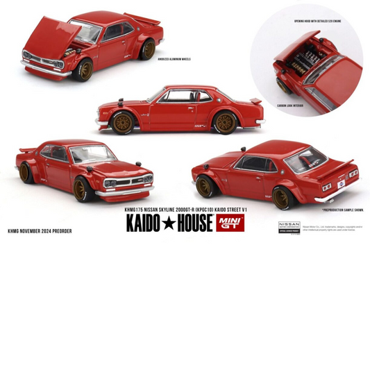 KAIDO HOUSE NISSAN SKYLINE GTR (KPGC10) KAIDO STREET V1 1969 # 175