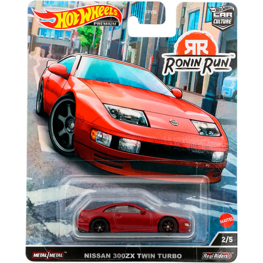 Hot Wheels premium Nissan 300zx Ronin Run Rojo HCK12