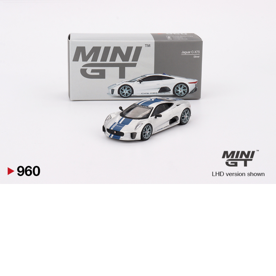 MINI GT JAGUAR C X75 SILVER 2010 # 960
