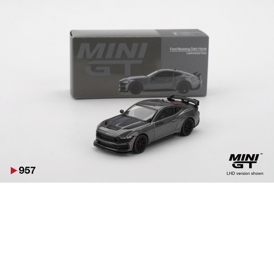MINI GT GT FORD MUSTANG DARK HORSE CARBONIZED GRAY2024 # 957
