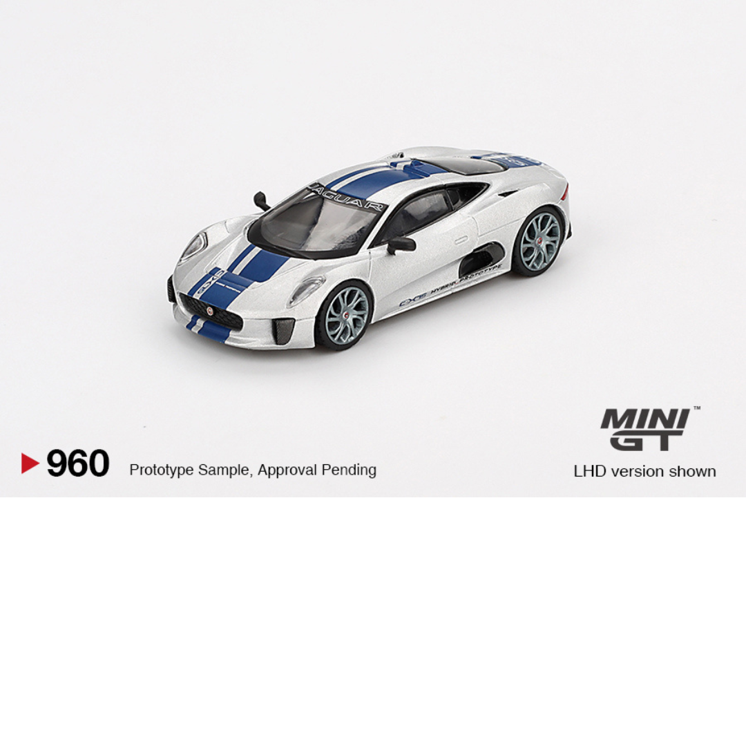 MINI GT JAGUAR C X75 SILVER 2010 # 960