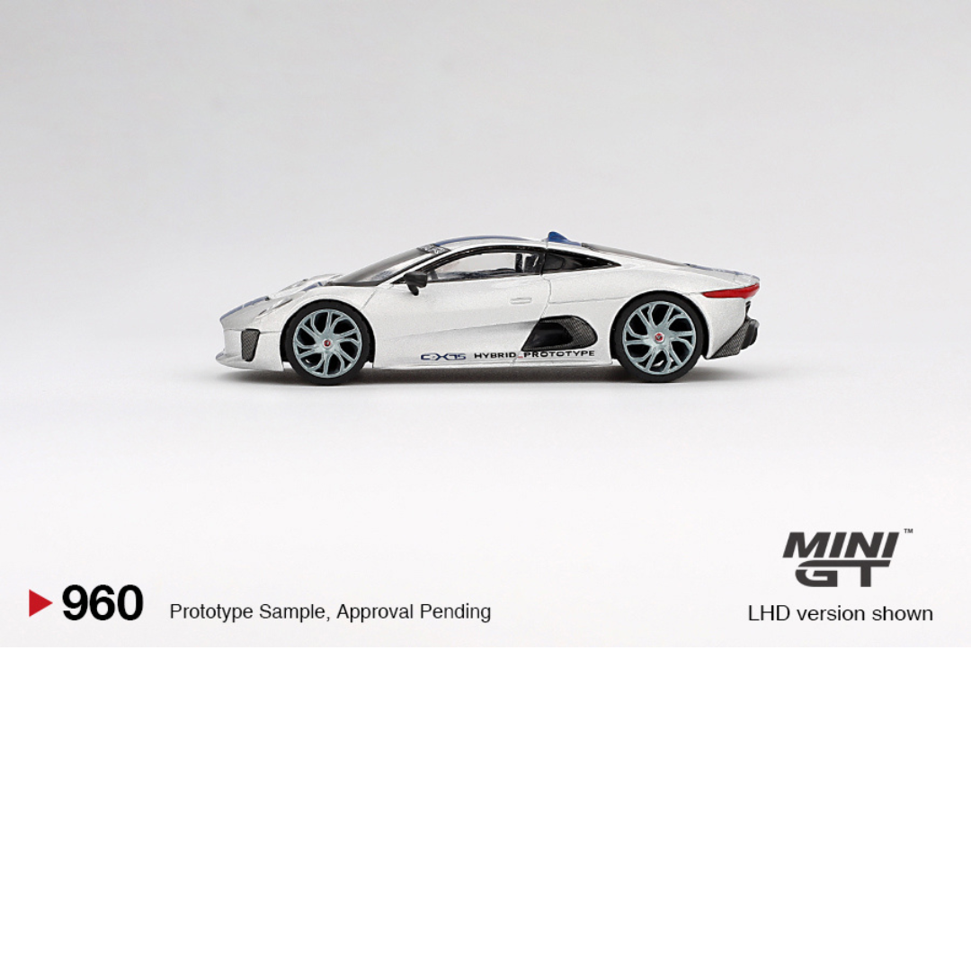MINI GT JAGUAR C X75 SILVER 2010 # 960