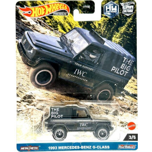 Hot Wheels Premium 1993 Mercedes Benz G class Pilot Car culture