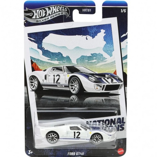 Hot Wheels Silver Series Básico National Icons Ford GT