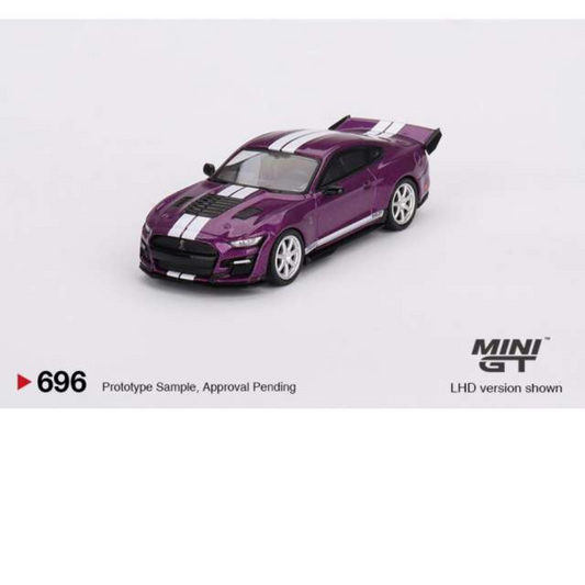 Minigt Mustang Shelby GT500 Dragon Snake Concept, purple with white stripes #696
