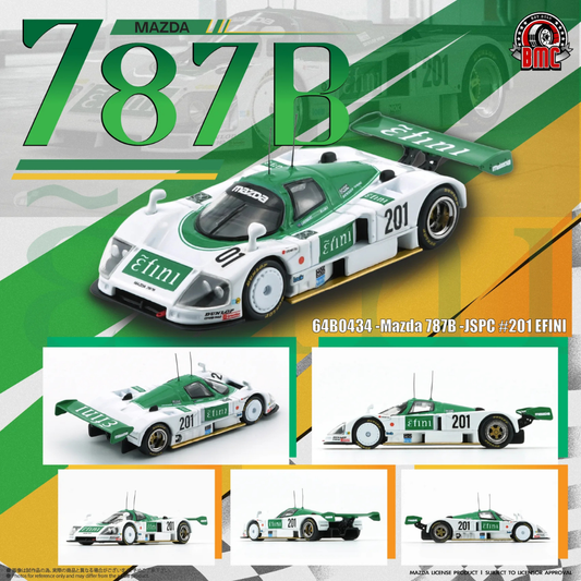 BM Creations 1/64 Mazda 787B JSPC #201 *EFINI*