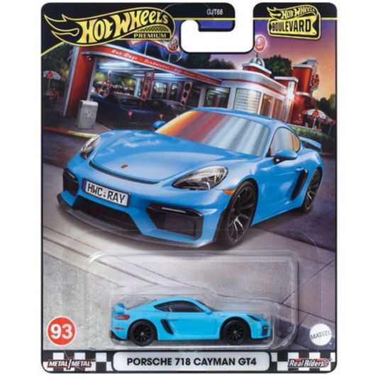 Hot Wheels Premium Porsche 718 Cayman GT4 Boulevard # 94