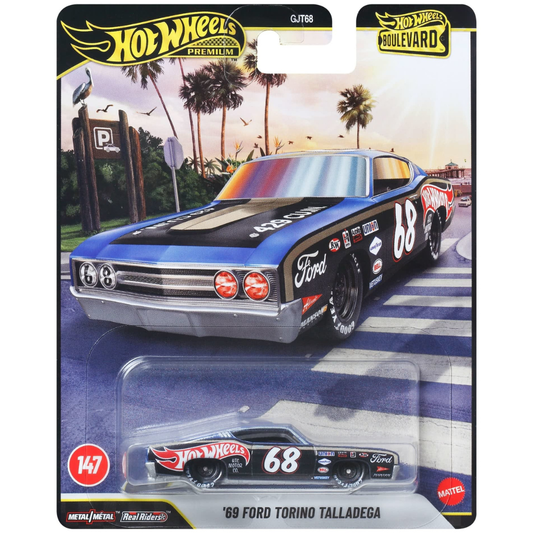 Hot Wheels Premium Boulevard '69 Ford Torino Talladega # 147