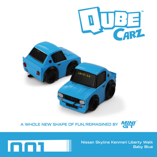 MINI GT Qube Carz Nissan Skyline Kenmeri Liberty Walk (Blister) # 001 QZ00101