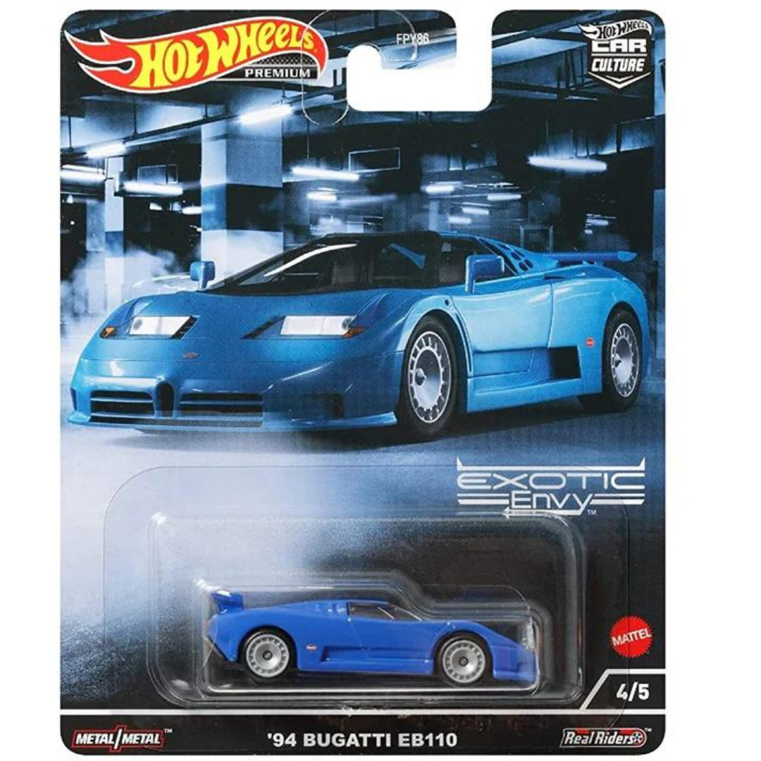 Hot Wheels Premium Bugatti EB 110 Exhotic Envy