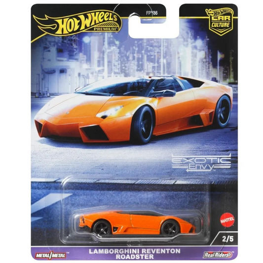 Hot Wheels Premium Lamborghini Reventon Roadter Exotic Envy Car Culture