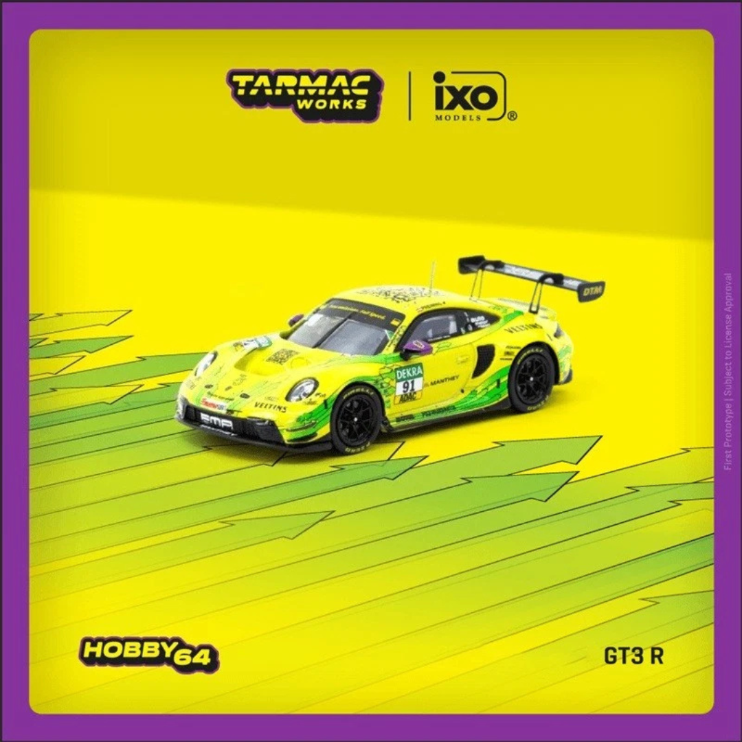 Tarmac Works 1.64 Porsche 911 GT3 R - Campeón del DTM 2023 Thomas Preining