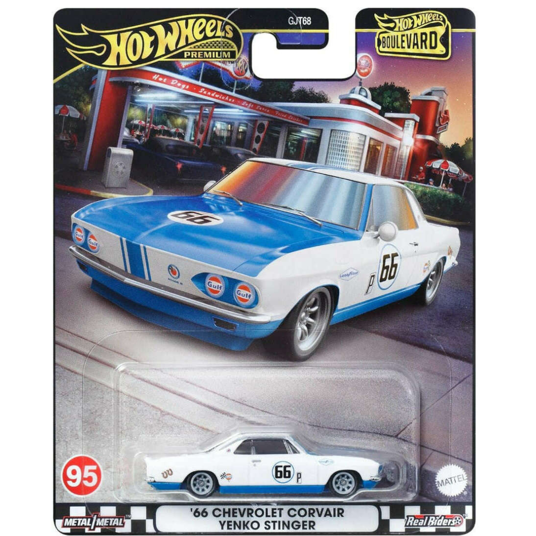 Hot Wheels Premium 66 Chevrolet Corvair Yenko Stinger Boulevard # 95