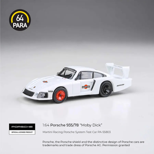 Para64 Porsche 935 /78 Martini Racing Porsche System Test Car Blanco 1/64