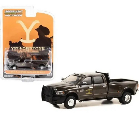 Greenlight 2017 Ram Laramie Dually Pickup Yellowstone 1/64