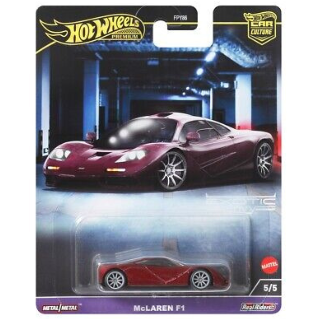 Hot Wheels Premium Mclaren F1 Exotic Envy Car Culture HKC77