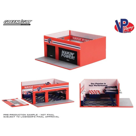 Greenlight Diorama Taller de fin de semana - Taller VP Racing Fuels (Serie 10) 1/64