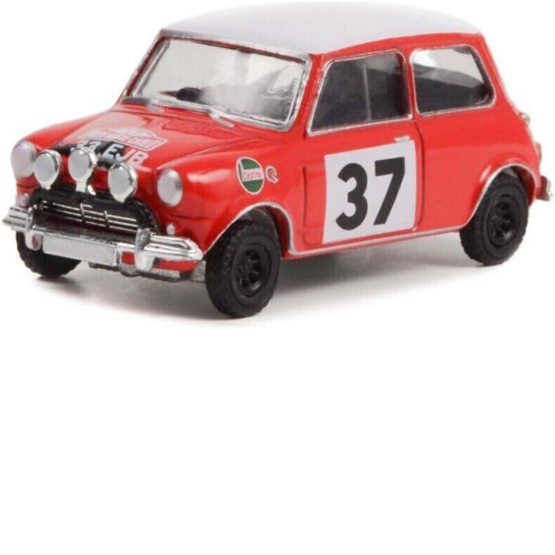 Greenlight 1964 Morris Mini Cooper *Castrol* S Nº37 Hopkirk/Liddon Ganador Rally Monte Carlo "Hot Hatches Series 2" 1/64 63020A