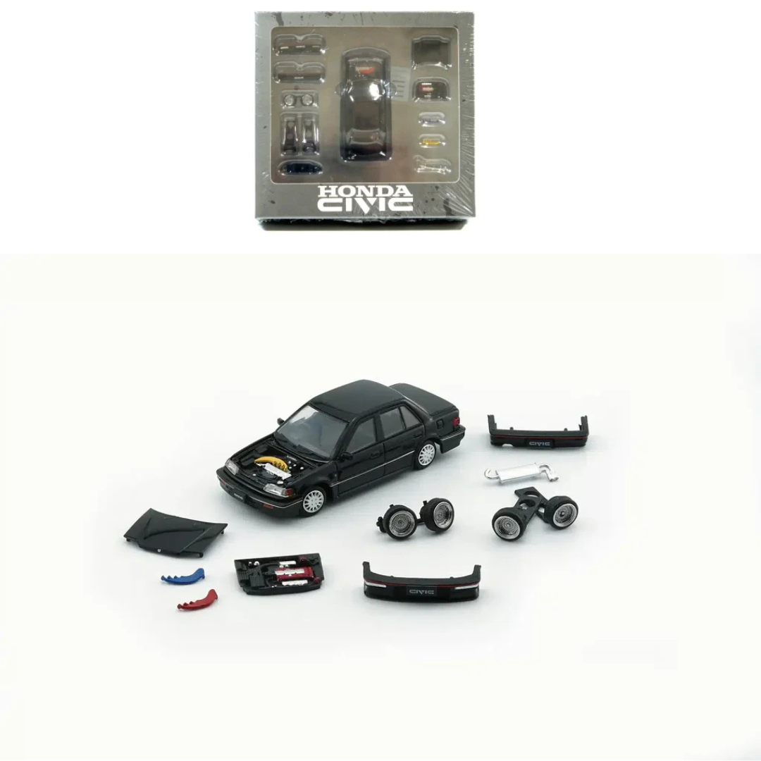 BM Creations 1/64 1991 Honda Civic EF2 Negro