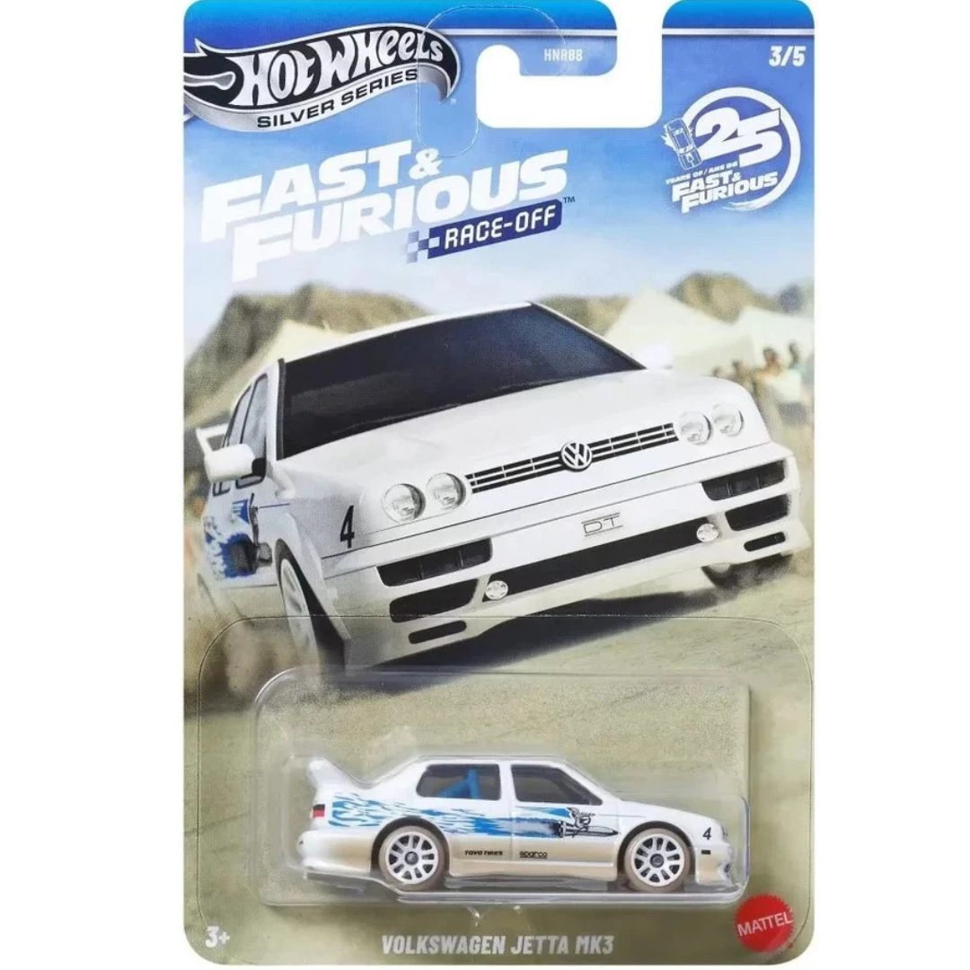 Hot Wheels Silver Series Fast And Furious 25º Aniversario Race Off Volkswagen Jetta MK3