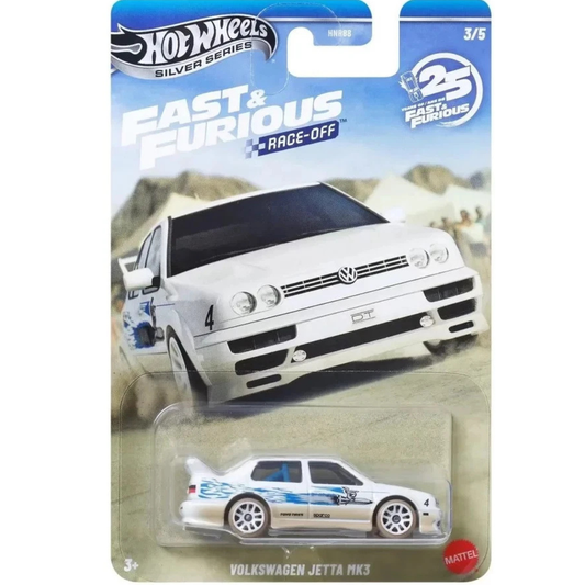 Hot Wheels Silver Series Fast And Furious 25º Aniversario Race Off Volkswagen Jetta MK3